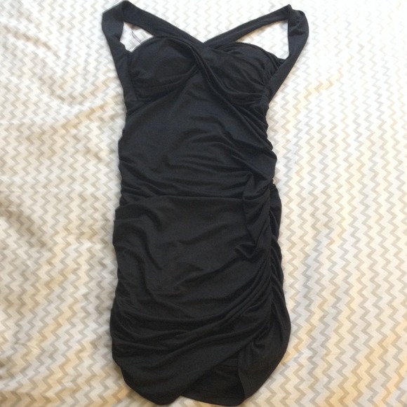 Black cocktail dress