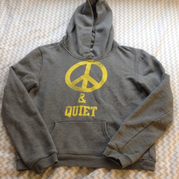 Peace and quiet hoodie