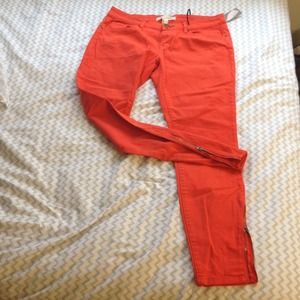 Ankle pants in tiger lily