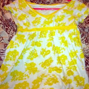 White with yellow flowers Aeropostale shirt
