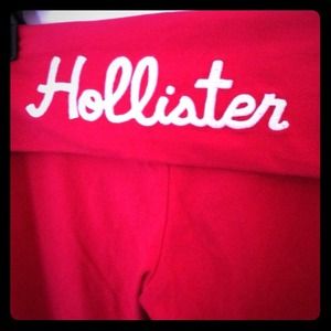 Bright Pink Hollister yoga Pants