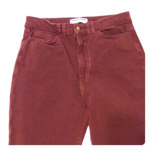 High waist side zipper pant