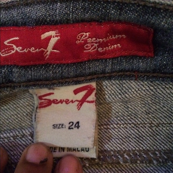 Seven Jeans size 24 - Picture 4 of 4