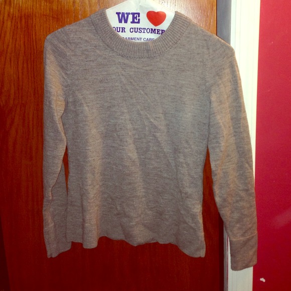 Gray sweater