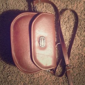 Genuine brown leather
