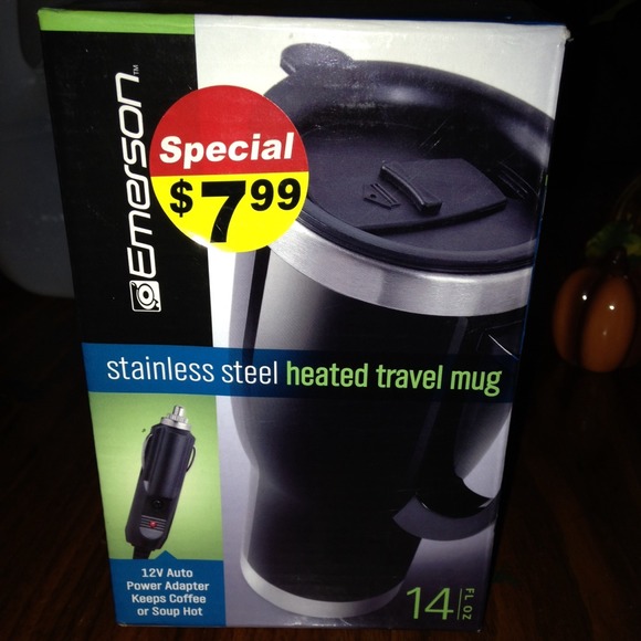 Heated traveling mug