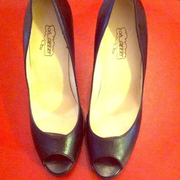 👠Open toe Oh Deer shoes👠