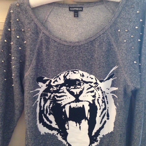 Express sweater with silver spikes. - Picture 3 of 4