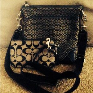 Just Reduced Authentic COACH Purse/Wristlet Bundle