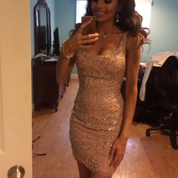 Jovani blush dress 2954 - Picture 2 of 4