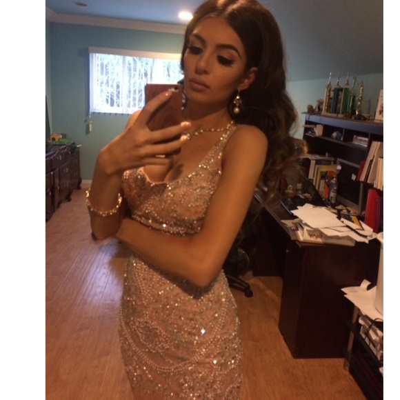 Jovani blush dress 2954 - Picture 4 of 4