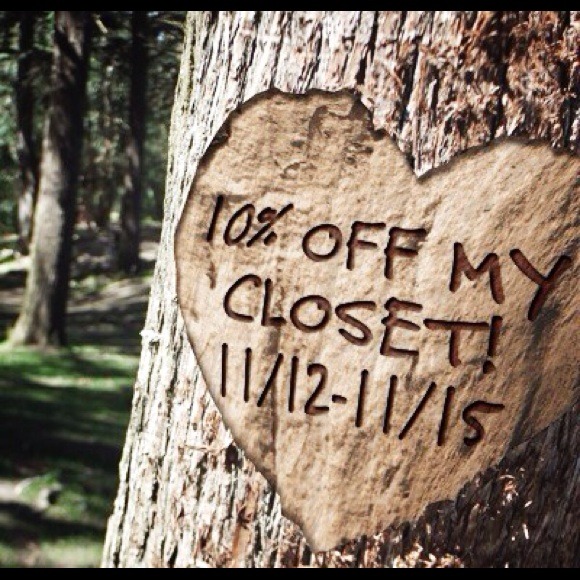 10% Off my closet till Friday 11/15!!!