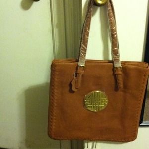 Tan handbag
