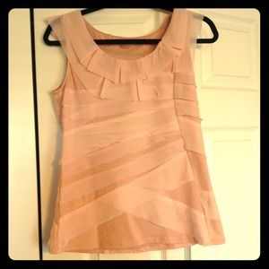 Pale pink New York & Company top