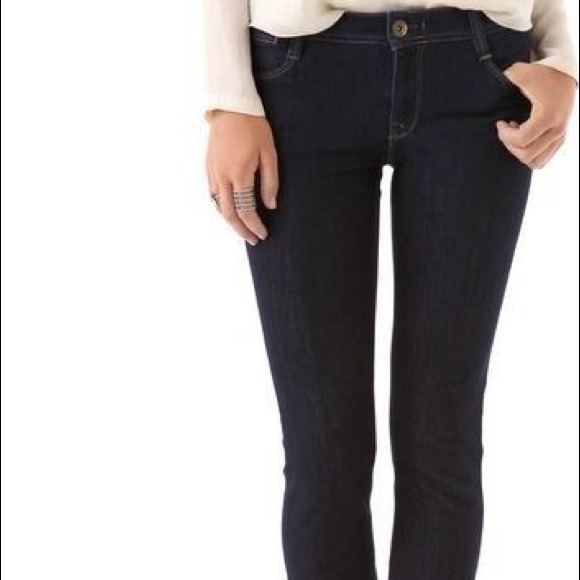 JUST REDUCED DL1961 Grace Mykonos StraightLegJeans - Picture 1 of 3