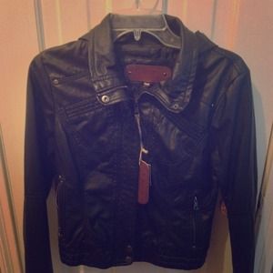 Faux leather jacket from Love Culture