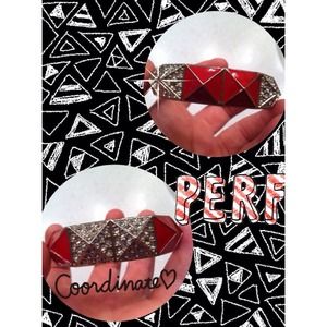 Red and Gem Bracelet
