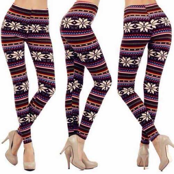 Other - One pair left! Snowflake Leggings