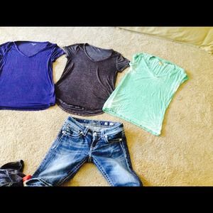 2 burn out tees for $7