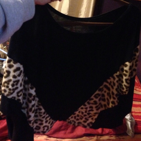Long sleeve cheetah shirt