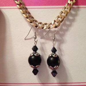 Glass Bead Earrings by Dawn