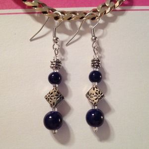 Glass Bead Earrings by Dawn