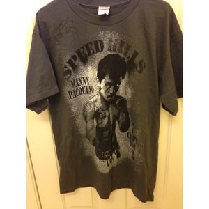 SIGNED Manny Pacquiao shirt