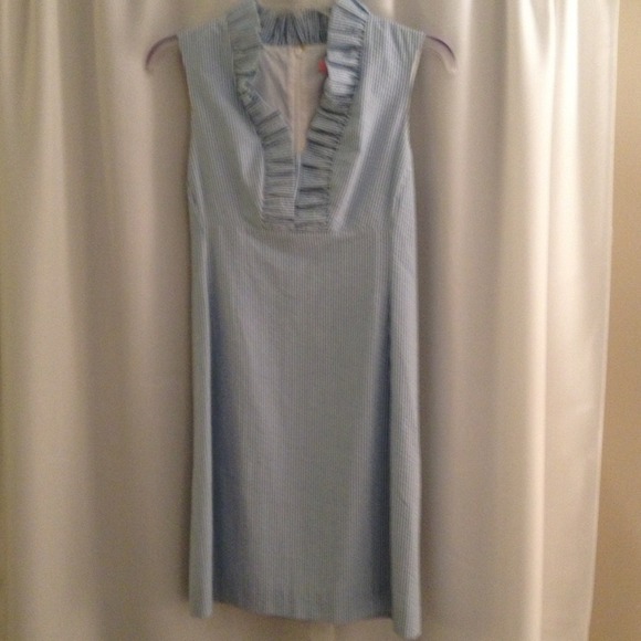 Lilly Pulitzer seersucker shift dress