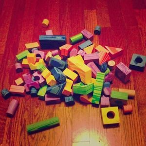 90pcs foam baby blocks