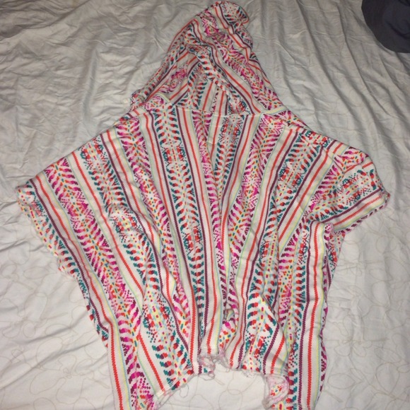 Billabong Poncho like hooded zip up - Picture 4 of 4