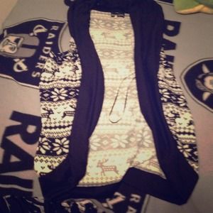 A throw over sweater