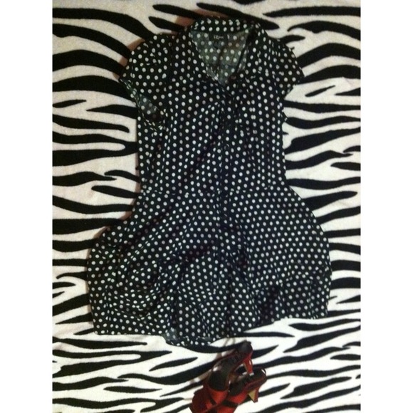 Vintage polka dot dress