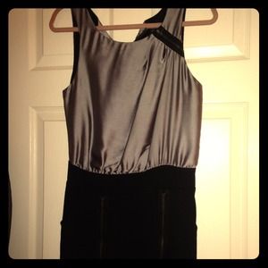 Grey/Silver and Black Dress