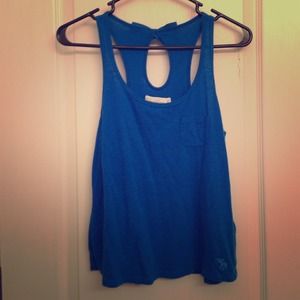 💙SALE💙Blue A&F bow 🎀shirt