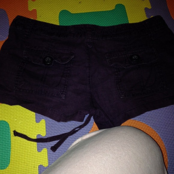 Purple denim Aeropostale shorts - Picture 2 of 3