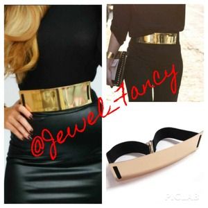 Gold Plate Waist Belt
