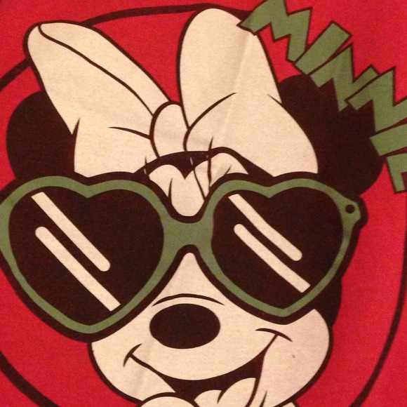 SOLD π Minnie Mouse Crop Top - Picture 2 of 3