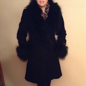 🚩ON HOLD 🚩 J Percy Genuine Lambswool Black Coat