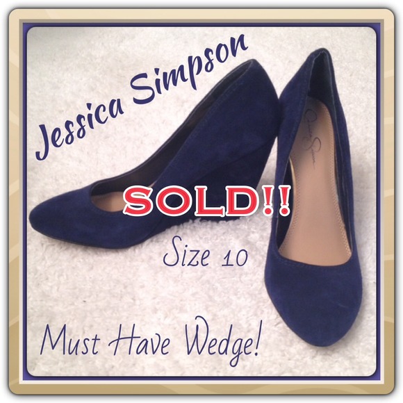 HOLD!!💖Jessica Simpson💖 JP-Amari Suede Wedges