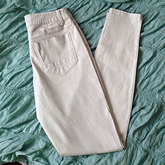 Target White Glitter Skinny Jeans - Picture 3 of 4