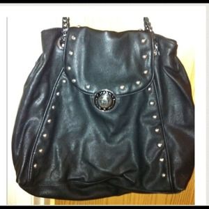 SOLD!!!!Black leather BeBe purse