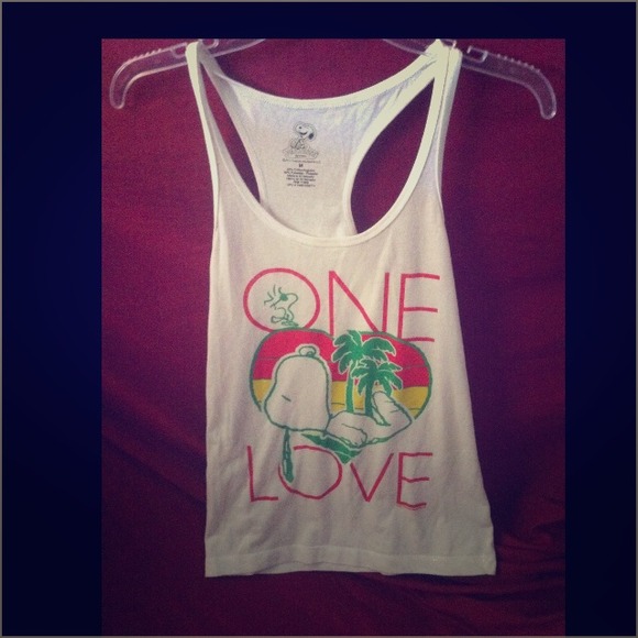 One Love Snoopy Tank