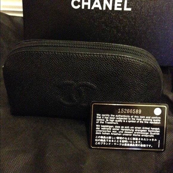 Authentic Chanel Cosmetic bag