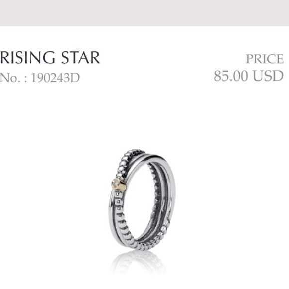 *SOLD*  Authentic Pandora Ring