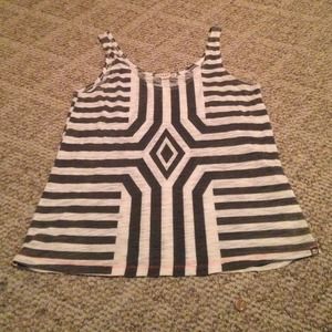 Billabong striped geometric tank