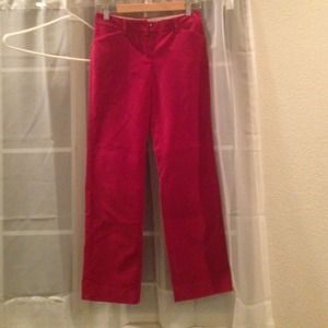 🔥Express red velvet pants