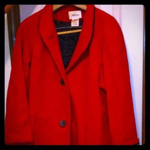 Vintage wool swing style coat