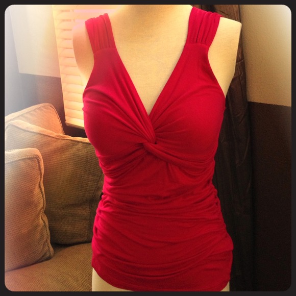 Tops - Bundle Hot pink blouse and medium blue top