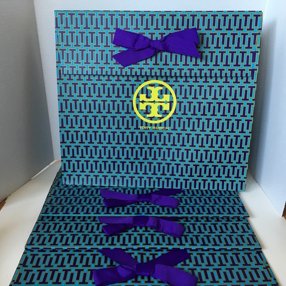 4 Tory Burch large gift bags