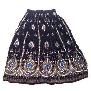 Indian maxi skirt with sequins